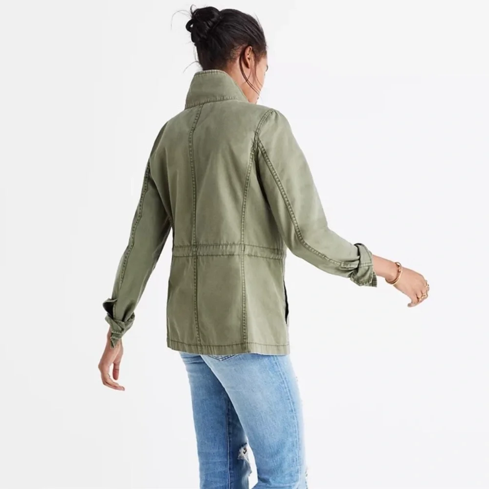 MADEWELL Fleet Jacket Military Army Green Utility Size XS Full Zip
